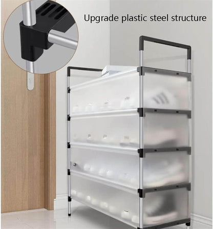 Heavy-Duty Multi-Layer Shoe Cabinet Organizer