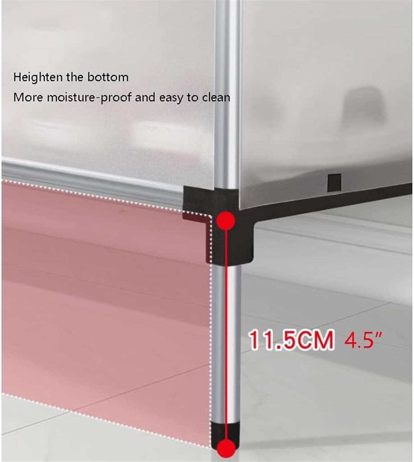 Heavy-Duty Multi-Layer Shoe Cabinet Organizer