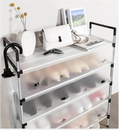Heavy-Duty Multi-Layer Shoe Cabinet Organizer