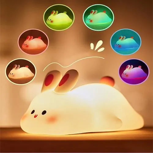 Cute Rabbit Silicone Lamp