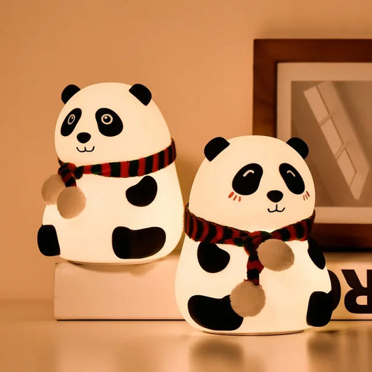 Rechargeble Silicon Panda Night Light Lamp